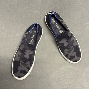 ROTHY'S Women's Original Slip On Sneaker in Gray Camo Size 8.5